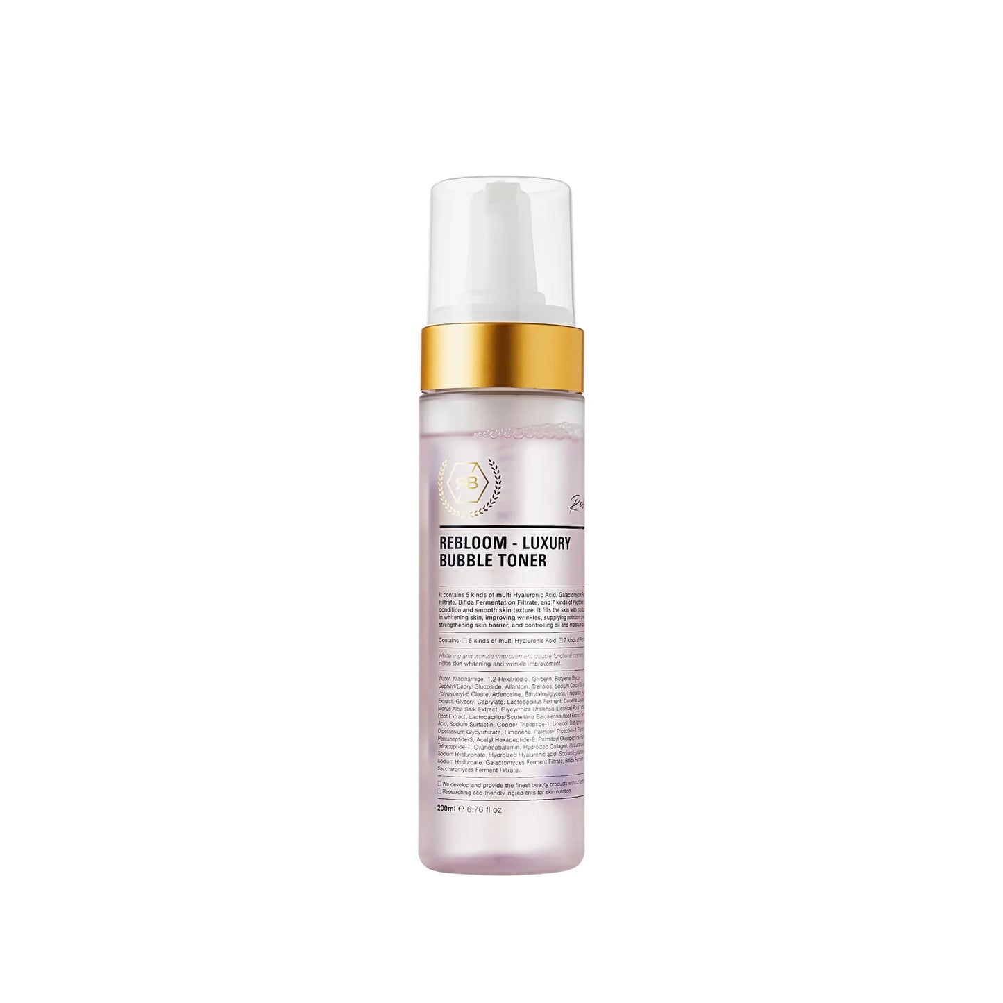 Rebloom Luxury Bubble Toner